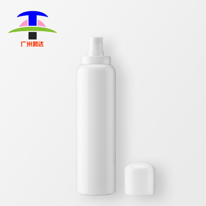 150ml pet snap cap spray bottle, sunscreen spray bottle, cosmetic packaging material, 180ml in stock, factory direct