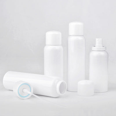 150ml pet snap cap spray bottle, sunscreen spray bottle, cosmetic packaging material, 180ml in stock, factory direct