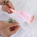 Air hot handle nylon hair roll pear head bangs hair tail roll plastic hair roll self-adhesive nylon hair roll hollow roll