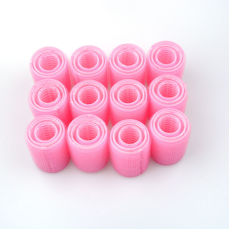 Popular eight-character bangs self-adhesive nylon curling iron suit duckbill clip shirt hair heart nylon curl
