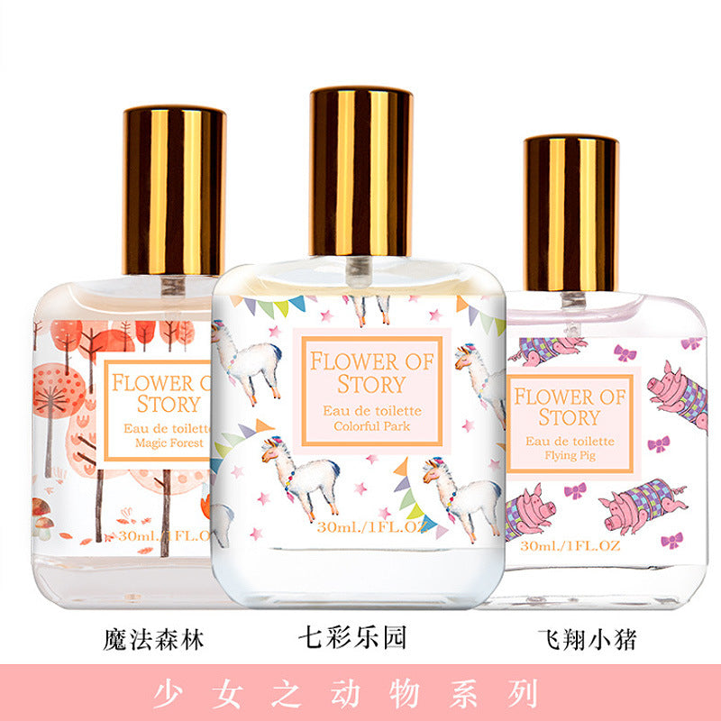 Unicorn perfume in stock new arrival popular perfume women's body spray fresh osmanthus light fragrance 30ml wholesale