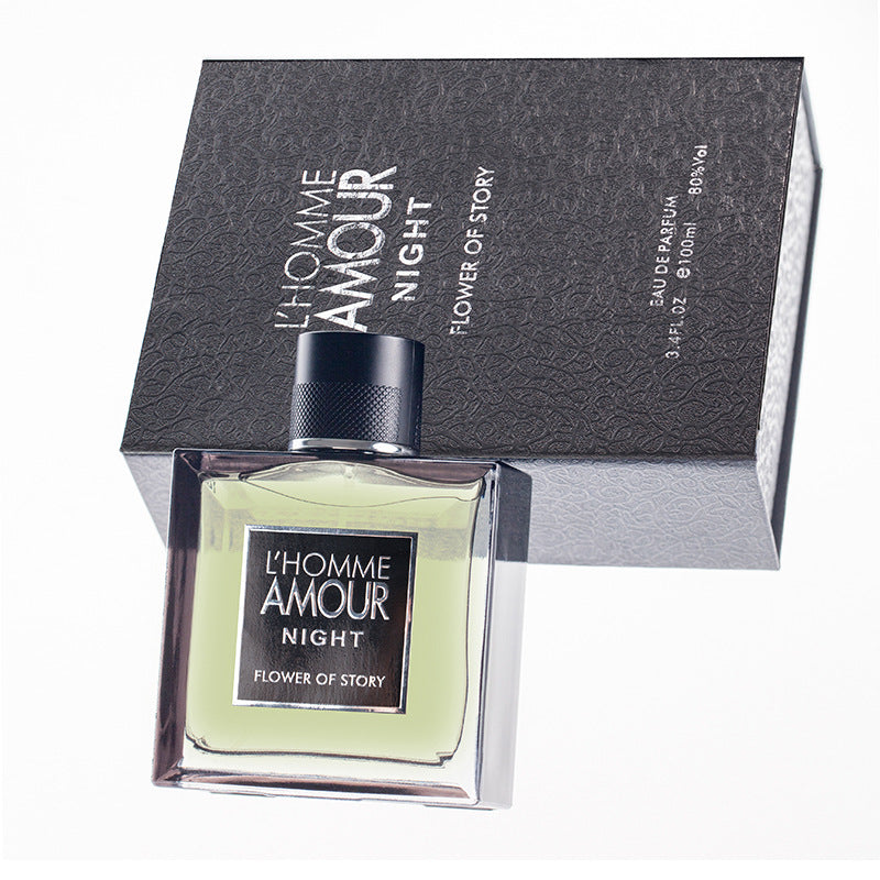 Flower story new men's perfume french eau de toilette gift set large bottle 100ml - wholesale direct from manufacturer, dropshipping available