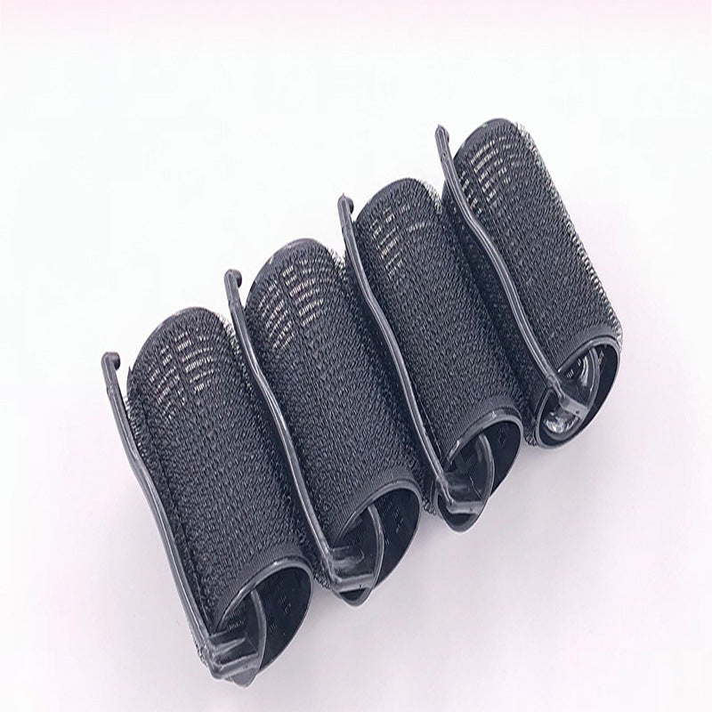 Diao bangs curling barrel does not hurt hair nylon hair curling pear flower plastic with triangular fork curling iron magic curling