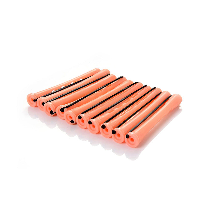 multi-size hair roll with cover american cold perm rod curling iron perm tool plastic curling barrel wholesale