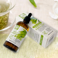 green tea bamboo leaf green essence 100ml dilute fine lines, hydrating and firming facial serum original solution export