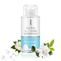 exclusive supply, clear makeup remover, deep cleansing facial, gentle and non-irritating eye and lip press bottle makeup remover