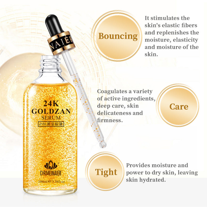 supply of 24k gold peptide concentrated liquid essence (100ml) for amazon foreign trade export