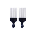 Fist long steel needle comb hairdressing styling hair cutting dyeing metal stainless steel insert comb oil head comb cross-border wholesale