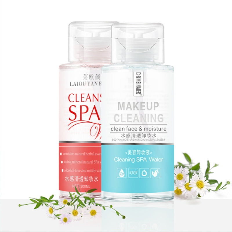 water-based refreshing makeup remover, gentle makeup remover, facial cleansing, eye and lip makeup, non-irritating makeup remover, dropshipping
