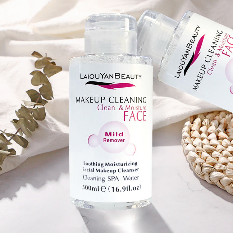 hydrating & gentle makeup remover - moisturizing, non-irritating cleanser for eyes & lips - 500ml wholesale for export