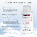 hydrating & gentle makeup remover - moisturizing, non-irritating cleanser for eyes & lips - 500ml wholesale for export
