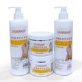hand care 4-piece set, neck care, nourishing moisturizer, foot care set, beauty salon skincare series