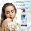 perfume lily shower gel - milk silky smooth skin, rich lather, refreshing & moisturizing, long-lasting fragrance