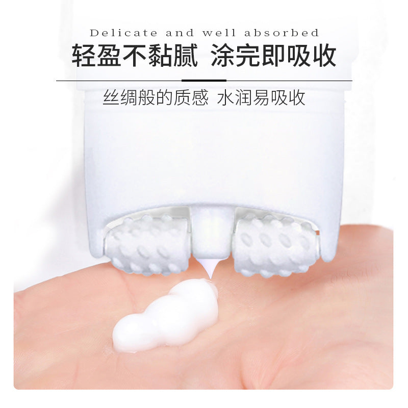 double roller v-shaped fullerene neck cream to reduce fine lines, lift and firm, massage and repair neck lines 150g