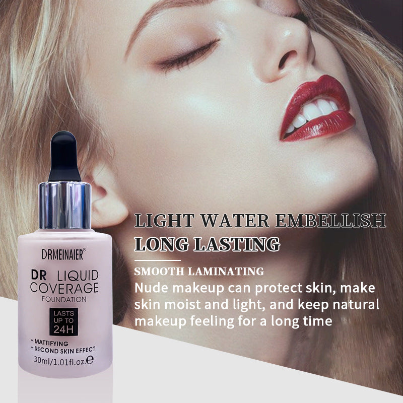 authentic moisturizing powder bottom liquid concealer long-lasting non-removing makeup nature contouring isolation bb cream cross-border makeup multi-color
