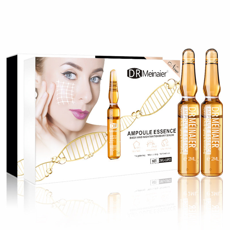 exclusive supply of day and night ampoule essence liquid 10-pack moisturizing, brightening, firming and anti-wrinkle skin care products export