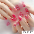 Zhengxiang diamond nail art japanese and korean nail art stickers 3d french nail art stickers full stickers finished cross-border waterproof nail stickers amazon