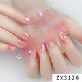 Zhengxiang diamond nail art japanese and korean nail art stickers 3d french nail art stickers full stickers finished cross-border waterproof nail stickers amazon