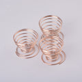 Beauty sponge holder - metal stand, spring sponge rack, electroplated rose gold stand, thickened spring stand, drying rack