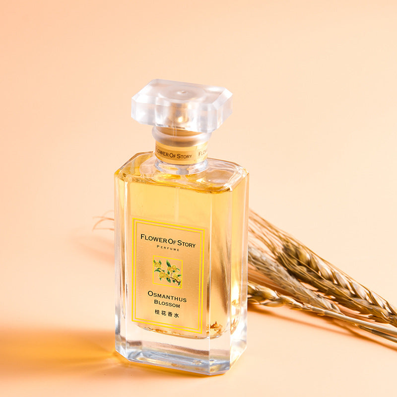 Osmanthus perfume for women, light and long-lasting, student-friendly, natural floral scent, "floral story" 50ml, dropshipping available, osmanthus fragrance