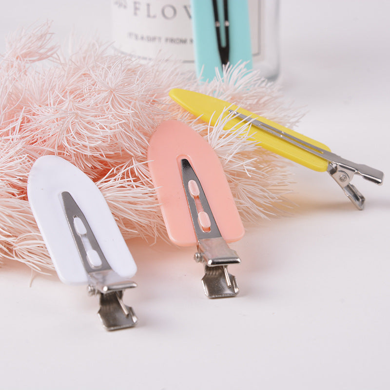 Influencer-style seamless hair clips, bb clips, hair accessories, headwear, side clips, metal bang clips, candy color hair clips - wholesale