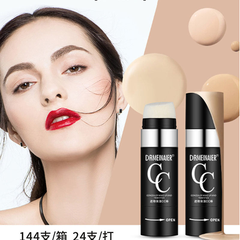 aqua glow cc stick - brightens skin tone, lightweight concealer, isolating cushion bb cream - waterproof & sweatproof - factory direct supply
