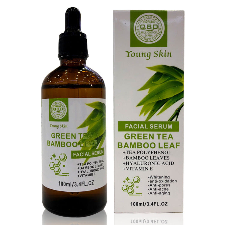 green tea bamboo leaf green essence 100ml dilute fine lines, hydrating and firming facial serum original solution export