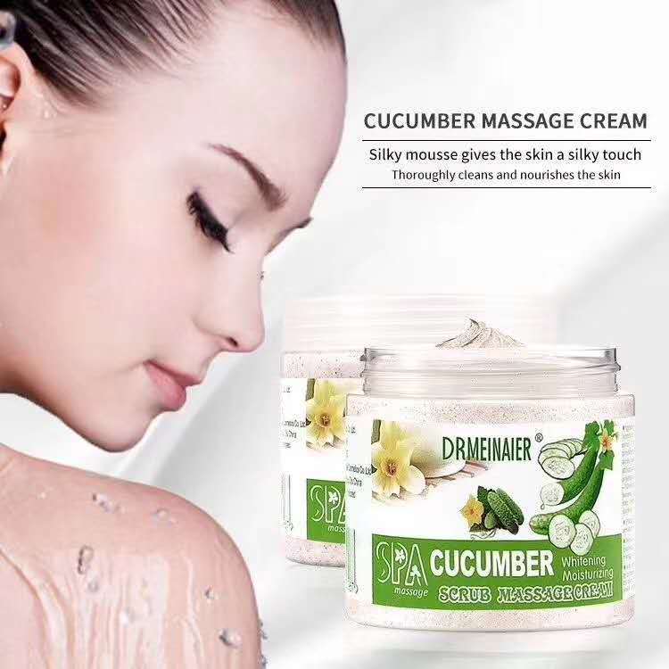 Exfoliating and moisturizing facial scrub, pore refining, chicken skin treatment, full body cucumber scrub - wholesale for export