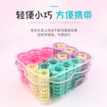 Hair roller, hair roller, hair curling tool, air sub-mother hair roller, toothed hair curler, sub-mother buckle plastic one-piece drop shipping
