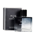 New floral story cologne - azure blue men's perfume, oceanic aroma, subtle and long-lasting fragrance, 50ml eau de parfum