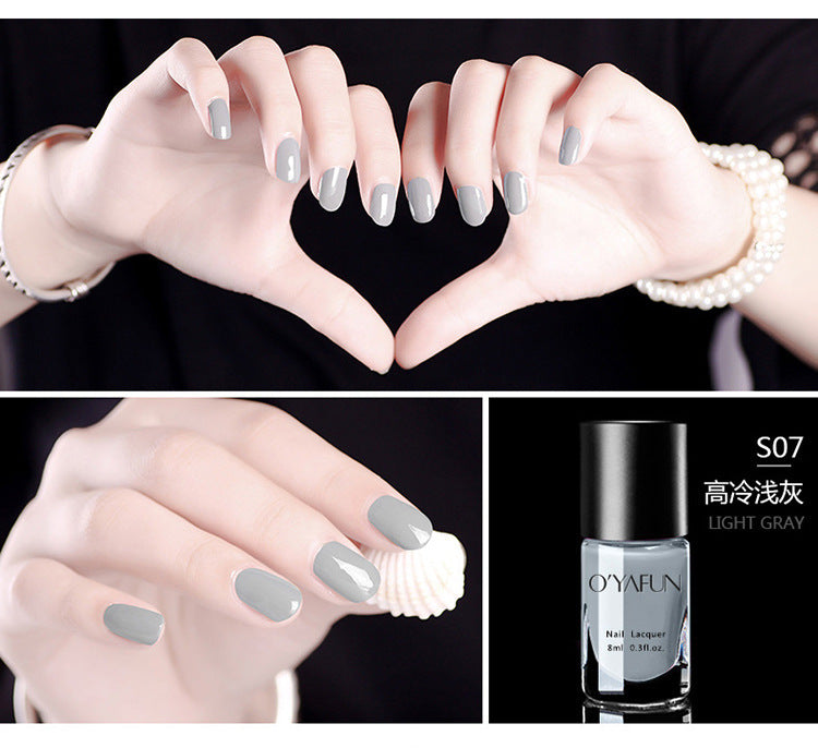 Ouyafei 41-color peel-off nail polish - water-based, peelable, no-bake, quick-drying, long-lasting nail polish gel - wholesale