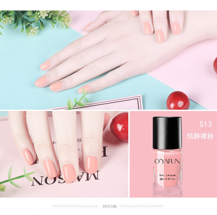 Ouyafei 41-color peel-off nail polish - water-based, peelable, no-bake, quick-drying, long-lasting nail polish gel - wholesale
