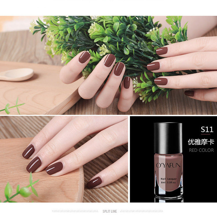 Ouyafei 41-color peel-off nail polish - water-based, peelable, no-bake, quick-drying, long-lasting nail polish gel - wholesale