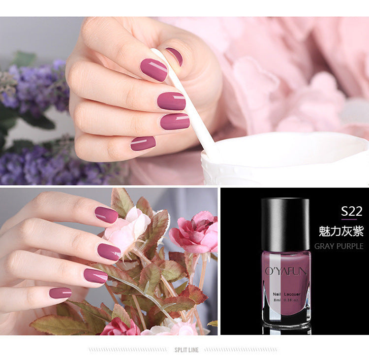 Ouyafei 41-color peel-off nail polish - water-based, peelable, no-bake, quick-drying, long-lasting nail polish gel - wholesale