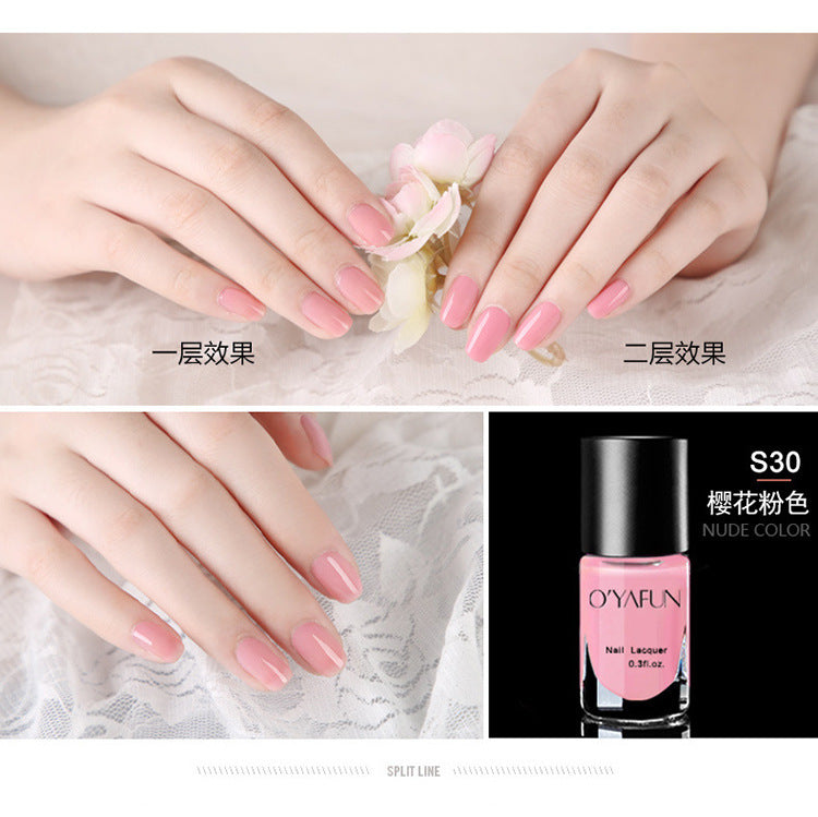 Ouyafei 41-color peel-off nail polish - water-based, peelable, no-bake, quick-drying, long-lasting nail polish gel - wholesale