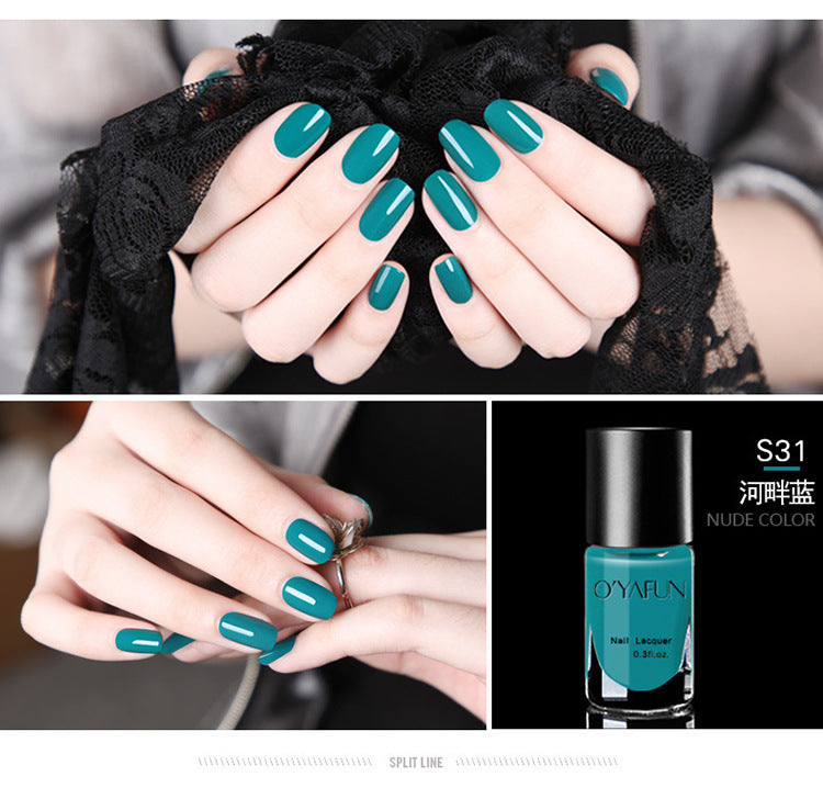 Ouyafei 41-color peel-off nail polish - water-based, peelable, no-bake, quick-drying, long-lasting nail polish gel - wholesale
