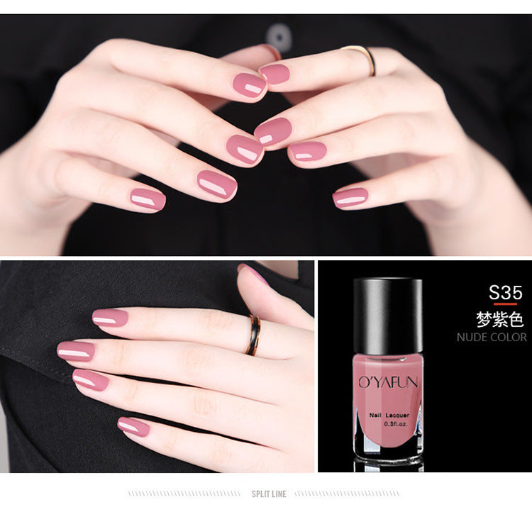 Ouyafei 41-color peel-off nail polish - water-based, peelable, no-bake, quick-drying, long-lasting nail polish gel - wholesale