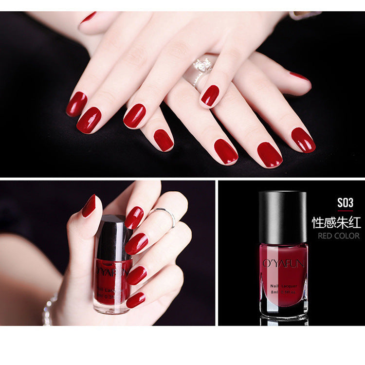 Ouyafei 41-color peel-off nail polish - water-based, peelable, no-bake, quick-drying, long-lasting nail polish gel - wholesale