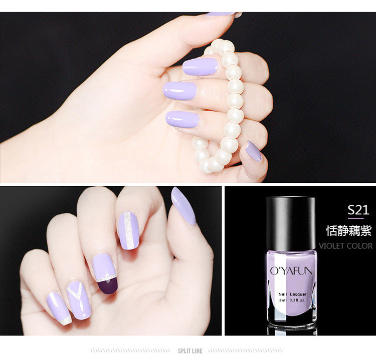 Ouyafei 41-color peel-off nail polish - water-based, peelable, no-bake, quick-drying, long-lasting nail polish gel - wholesale