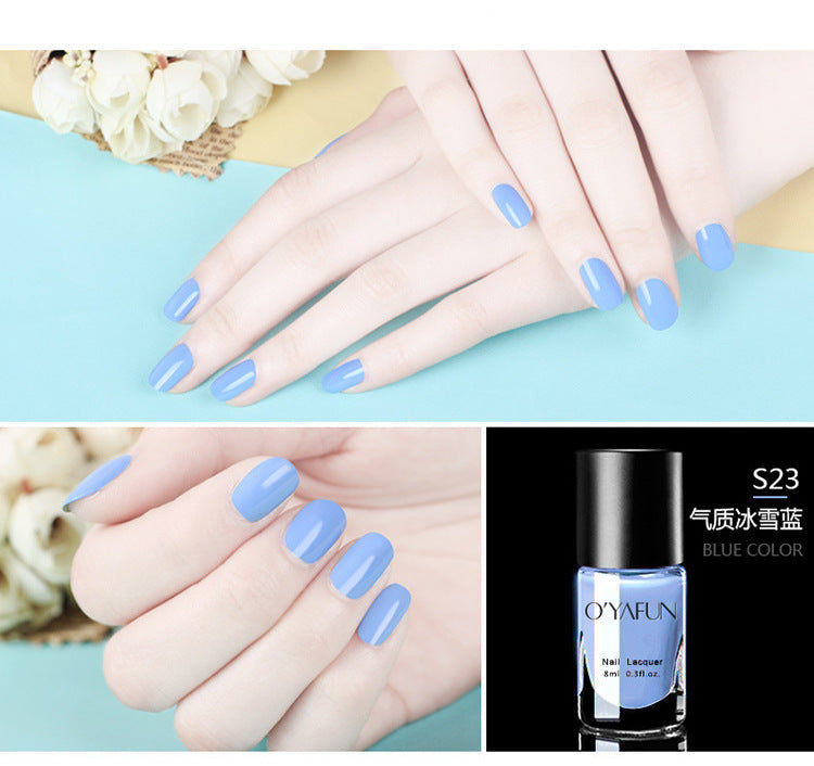 Ouyafei 41-color peel-off nail polish - water-based, peelable, no-bake, quick-drying, long-lasting nail polish gel - wholesale