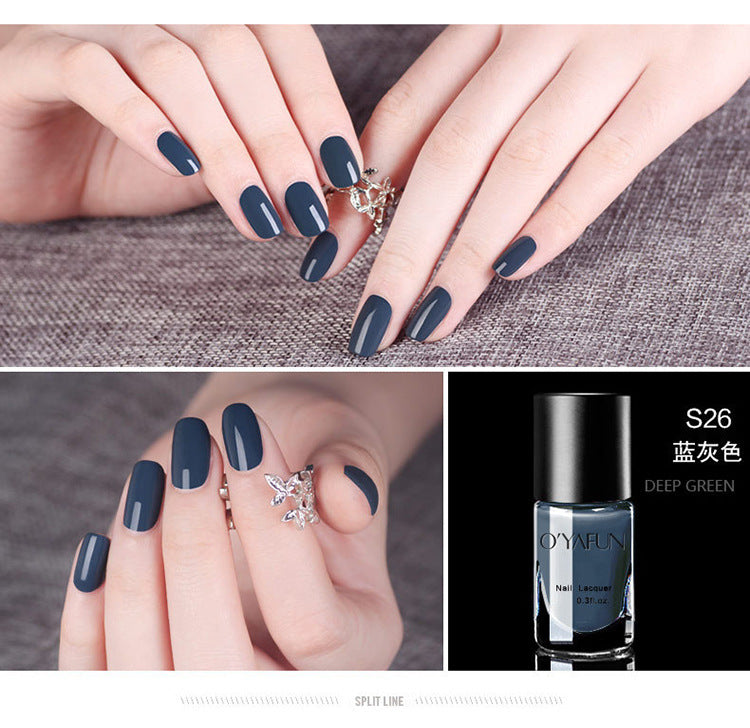 Ouyafei 41-color peel-off nail polish - water-based, peelable, no-bake, quick-drying, long-lasting nail polish gel - wholesale