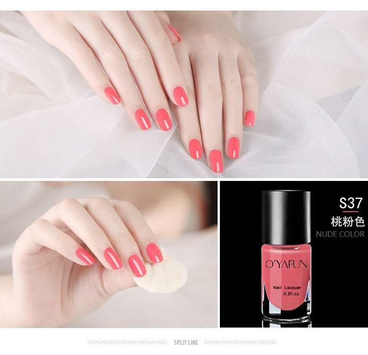 Ouyafei 41-color peel-off nail polish - water-based, peelable, no-bake, quick-drying, long-lasting nail polish gel - wholesale