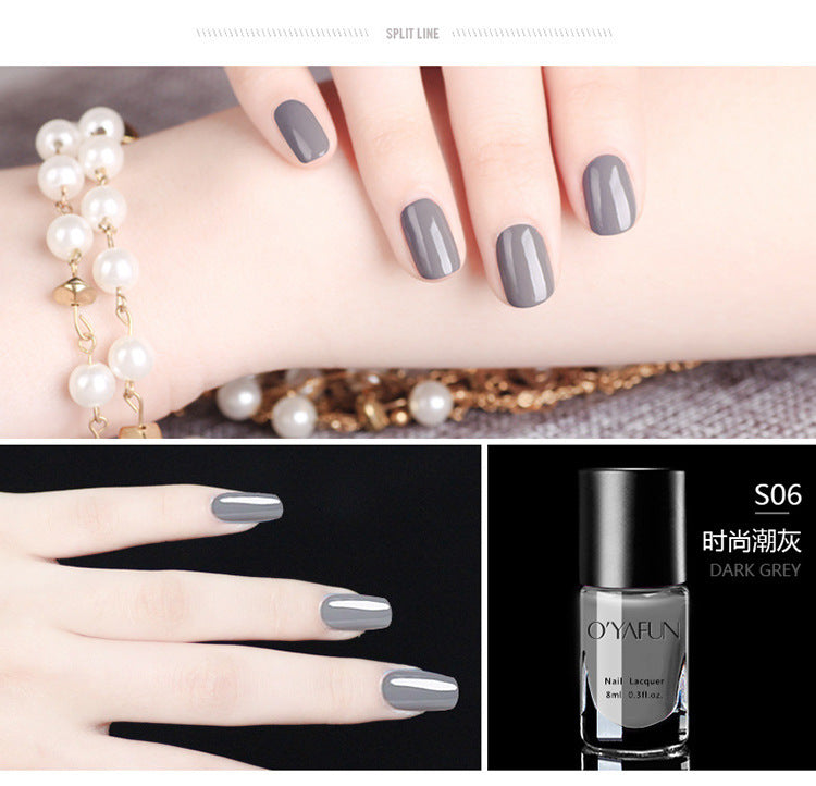 Ouyafei 41-color peel-off nail polish - water-based, peelable, no-bake, quick-drying, long-lasting nail polish gel - wholesale
