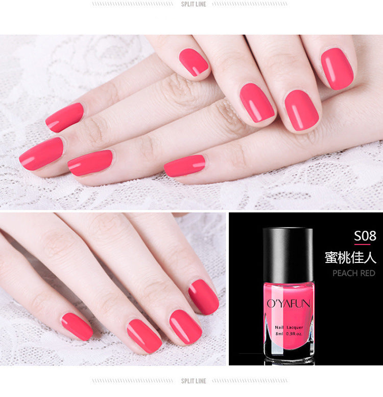 Ouyafei 41-color peel-off nail polish - water-based, peelable, no-bake, quick-drying, long-lasting nail polish gel - wholesale