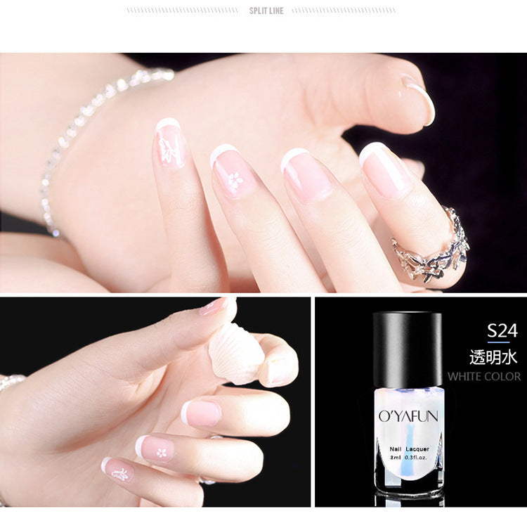 Ouyafei 41-color peel-off nail polish - water-based, peelable, no-bake, quick-drying, long-lasting nail polish gel - wholesale