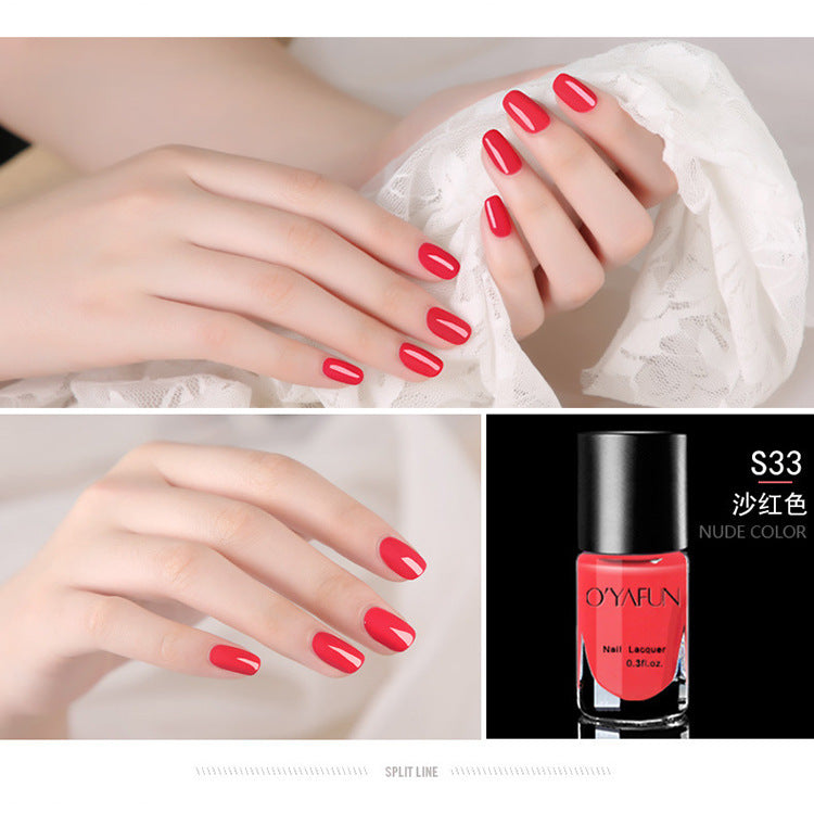 Ouyafei 41-color peel-off nail polish - water-based, peelable, no-bake, quick-drying, long-lasting nail polish gel - wholesale