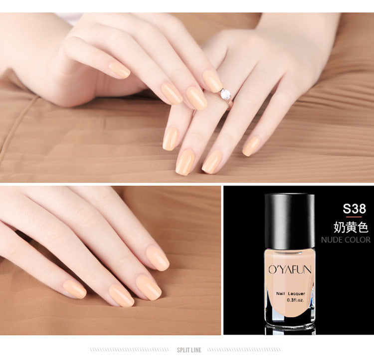 Ouyafei 41-color peel-off nail polish - water-based, peelable, no-bake, quick-drying, long-lasting nail polish gel - wholesale