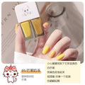 Live douyin popular nail polish set japanese style no-bake nail polish set sequin long-lasting twin nail polish