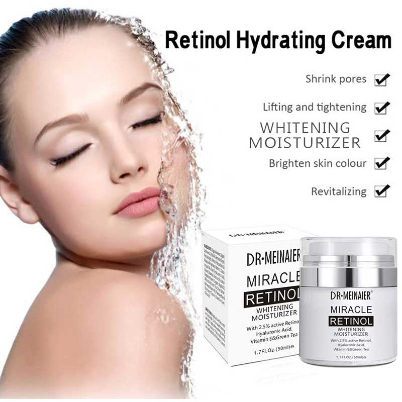 Retinol moisturizing cream pore minimizing skin repair firming cream hydrating moisturizing oil control emulsion wholesale for export