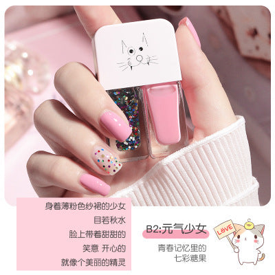 Twin nail polish new arrival japanese style no-bake quick-drying best selling manicure bottom oil seal long-lasting nail polish suit